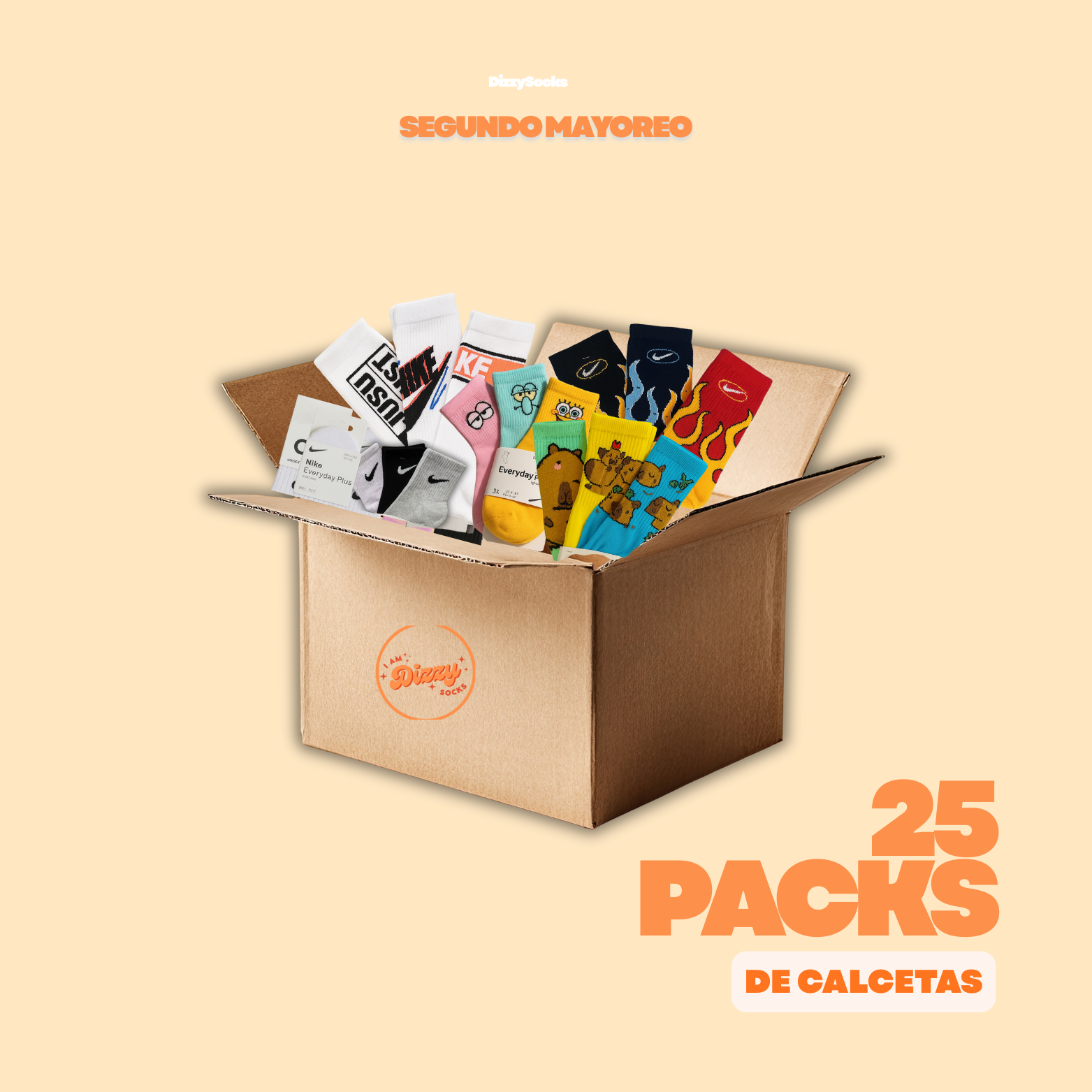 CAJITA EMPRENDEDORA CALCETAS 25 PACKS