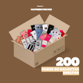 200 PARES DE CALCETAS PREMIUM SUELTOS